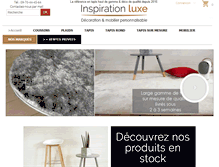 Tablet Screenshot of inspiration-luxe.com
